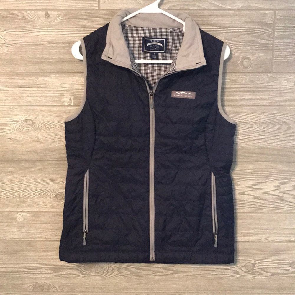 Lauren‎ James preppy navy blue vest medium
